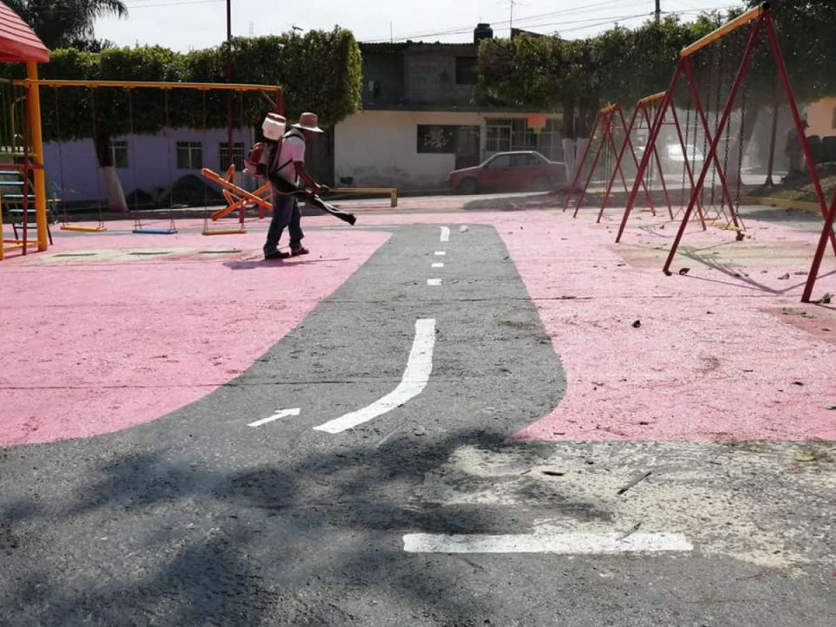 BALDINUCCI TEJEDA COLORADO, CONTINUA EMBELLECIENDO LOS PARQUES RECREATIVOS