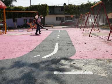 BALDINUCCI TEJEDA COLORADO, CONTINUA EMBELLECIENDO LOS PARQUES RECREATIVOS
