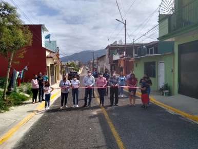 BALDINUCCI TEJEDA COLORADO , HACE ENTREGA DE OBRA DE PAVIMENTACIÓN