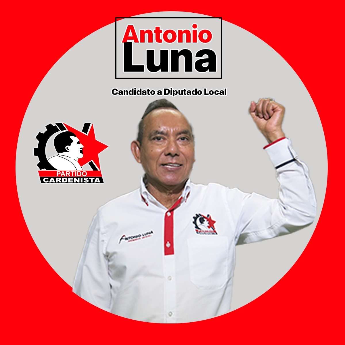 Antonio Luna Andrade Candidato a Diputado Local del Partido Cardenista garantiza vida digna para veracruzanos