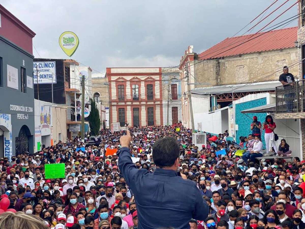 Cierra campaña Pepe Yunes en Perote