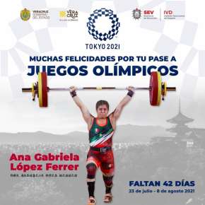 Califica veracruzana Ana Ferrer a Juegos Olímpicos de Tokio 2020