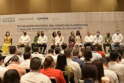 Inaugura FGE Reunión Nacional del Grupo de Planeación y Análisis Estratégico Contra el Secuestro