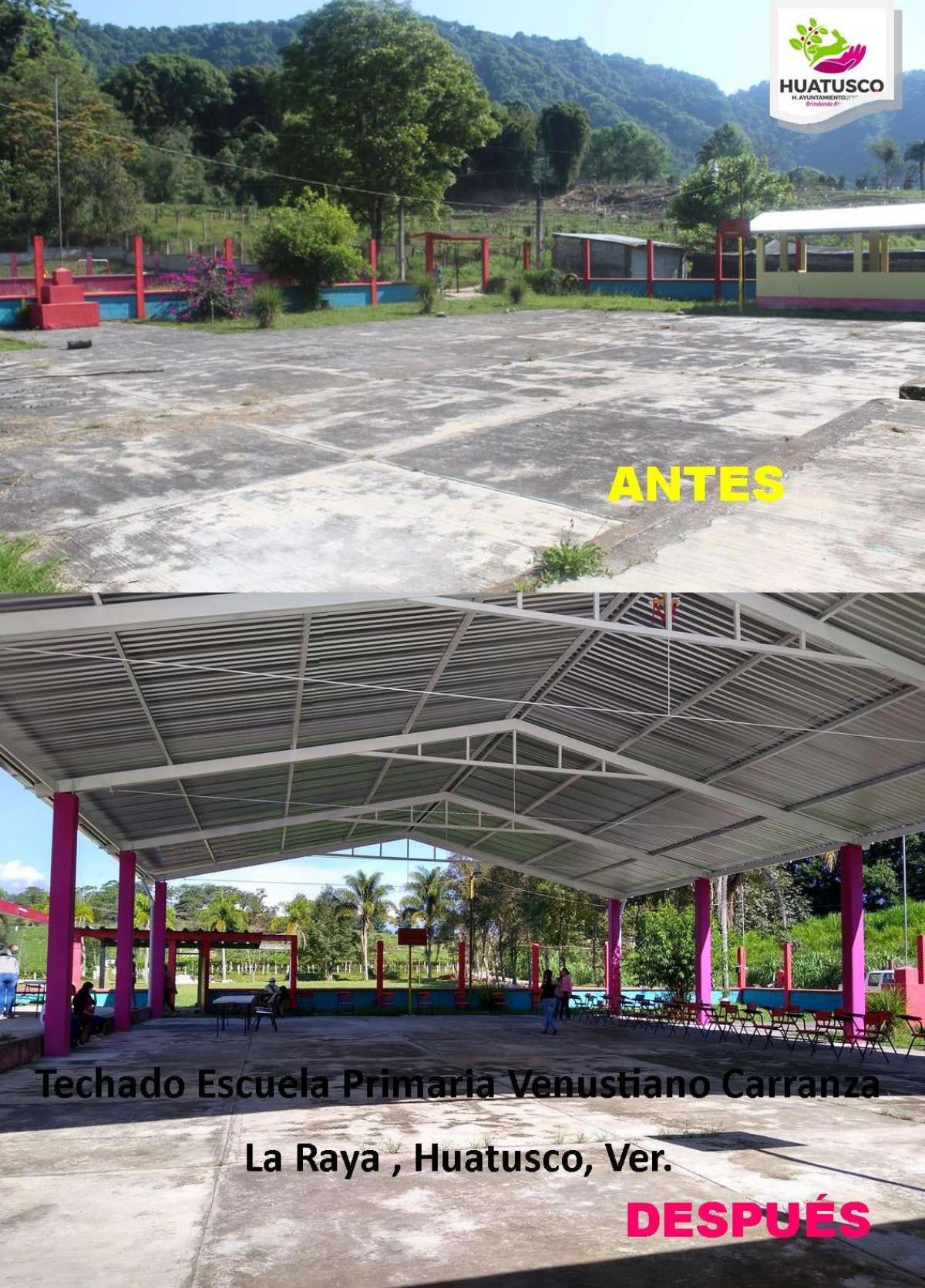Techado para la Escuela Venustiano Carranza