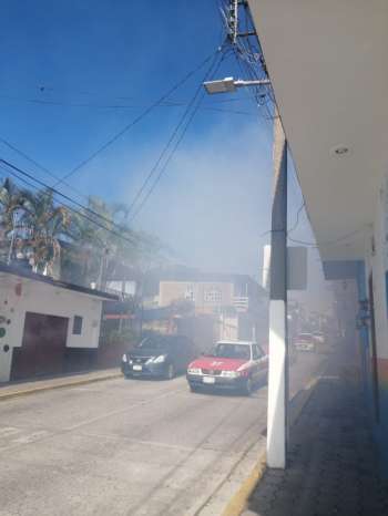 ITENSIFICAN SANITIZACIÓN CONTRA COVD 19 EN CENTRO DE HUATUSCO