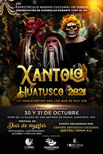 Organizadores del Xantolo 2021 , se reúnen para ultimar detalles de la organización del evento.