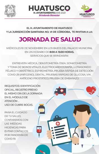 Jornada de Salud en Huatusco.