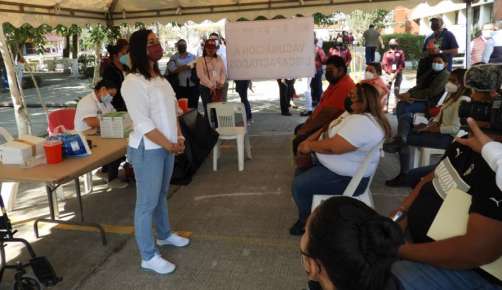 Oficial Mayor de la SEV Estuvo en el TNM Campus Pánuco. 