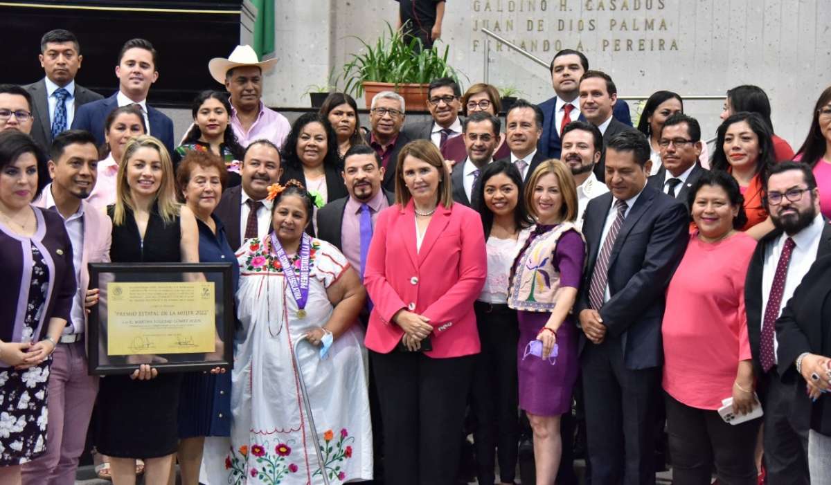 Martha Soledad Gómez Atzin, Premio Estatal a la Mujer 2022   