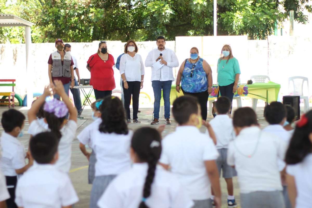 Supervisa SEV obras de infraestructura escolar en la zona Veracruz-Boca del Río