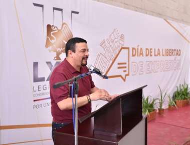 Respalda y reconoce diputado Gómez Cazarín labor de periodistas   