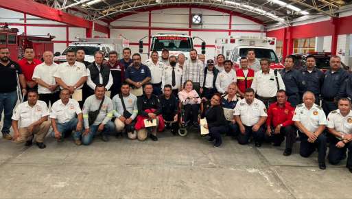 Va Paul Martínez por la dignificación de los bomberos, con estabilidad económica