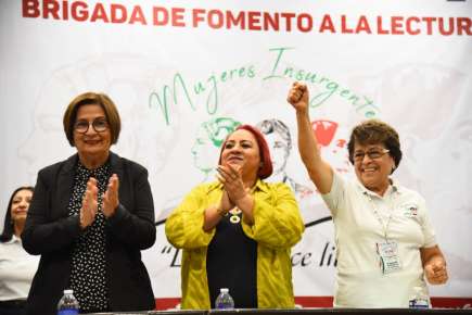 Congreso de Estado, comprometido con la brigada de lectura Mujeres Insurgentes