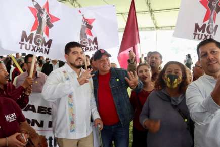 Zenyazen y MCM respaldaron a Claudia Sheinbaum en visita a Tuxpan