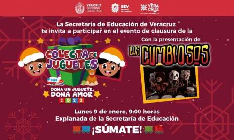 Zenyazen invita a clausura de colecta “Dona un juguete, dona amor” el 9 de enero