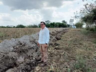 Con participación de la gente rehabilitamos más caminos rurales y sistemas de riego: Maleno Rosales