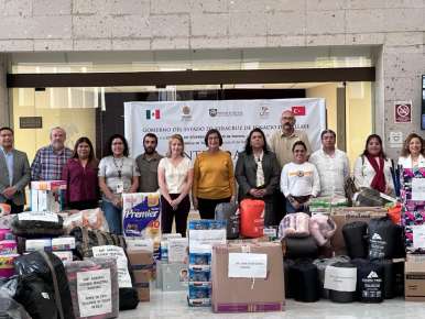 Veracruz, pueblo solidario que seguirá apoyando a los hermanos de Turquía: Mago Corro