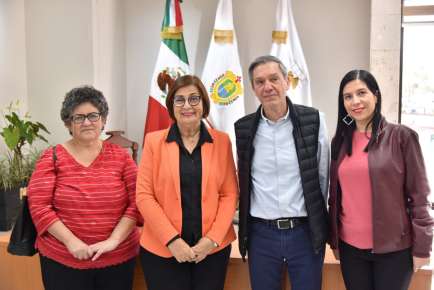 Recibe diputada Margarita Corro a integrantes del OBEME   
