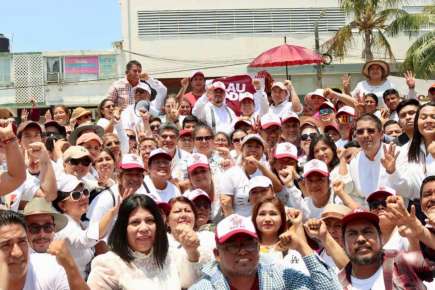 Zenyazen y MCM respaldaron a Claudia Sheinbaum en gira por tierras veracruzanas