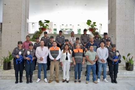 Constata Diputada capacitación a personal de seguridad del Congreso local