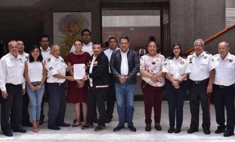 Recibe Congreso proyecto de reforma a la Ley de Bomberos   