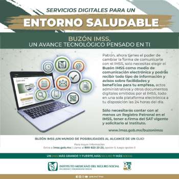Recomienda IMSS Veracruz Sur Buzón IMSS ya que es de gran utilidad para usuarios