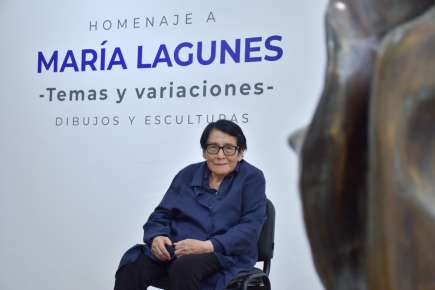 La artista veracruzana María Lagunes llega a Los Pinos