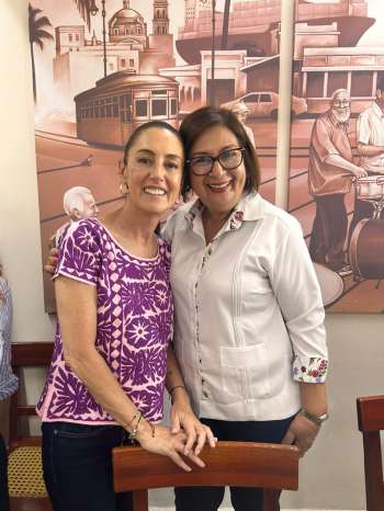 Veracruz respalda a Claudia Sheimbaun para defender a la 4T: Mago Corro