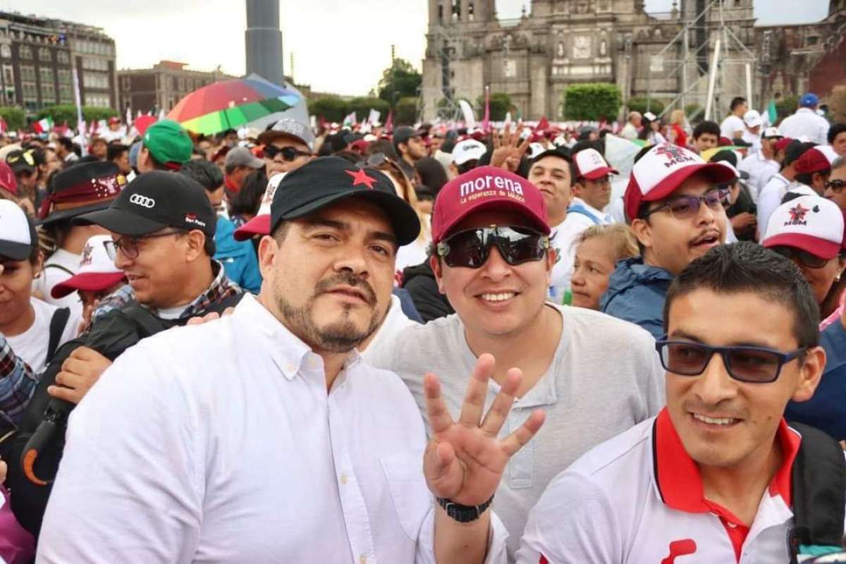 Zenyazen llegó con más de 8 mil maestros veracruzanos al zócalo capitalino de la CDMX