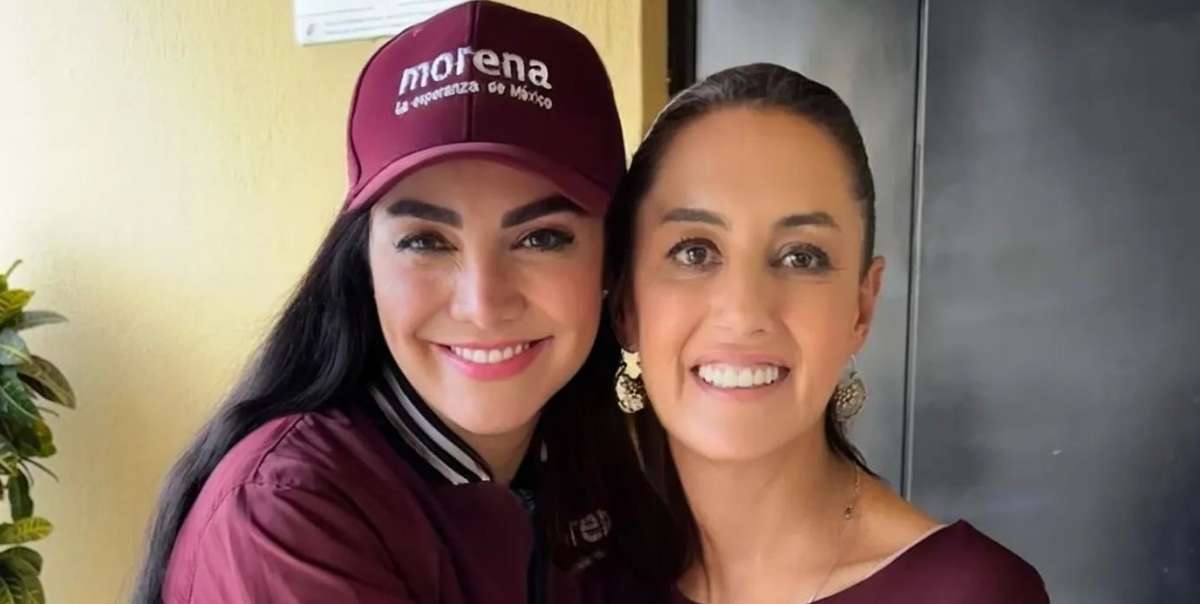 Agradece Gaby Jiménez a Claudia Sheinbaum por permitirle caminar a su lado.