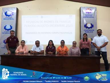 Interesante Reunión Informativa de Docentes de la Carrera de Ingeniería en Sistemas Computacionales del TecNM Campus Pánuco con Padres de Familia