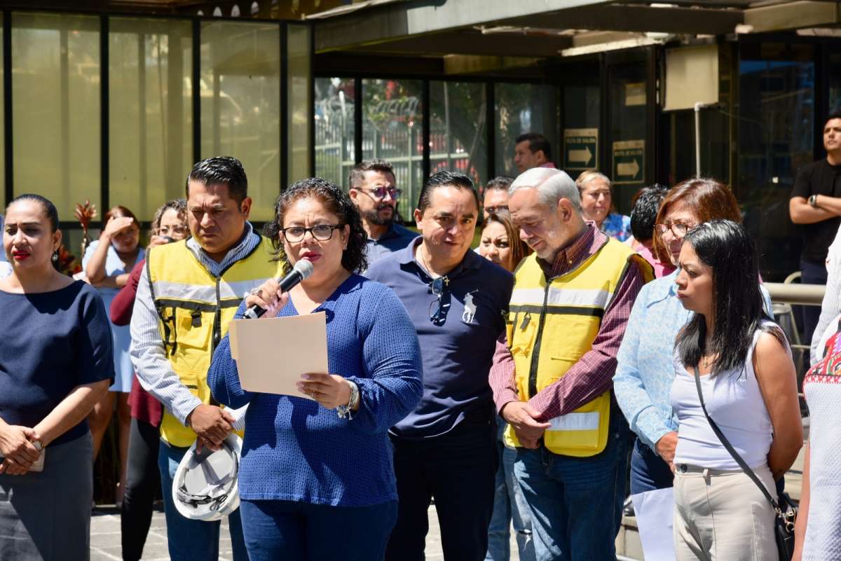 Se suma Congreso de Veracruz a Simulacro Nacional de Protección Civil