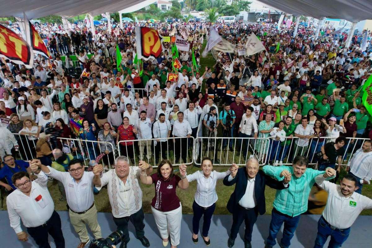 ‘’Queremos seguir cambiando México’’: Claudia Sheinbaum hace un llamado al pueblo de Veracruz para darle continuidad a la Cuarta Transformación