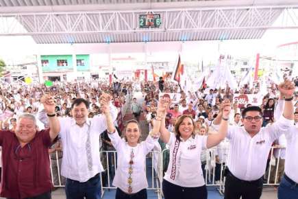 ÁNGEL R. CABADA SE VISTE DE GALA CON CLAUDIA SHEINBAUM: ROCÍO NAHLE