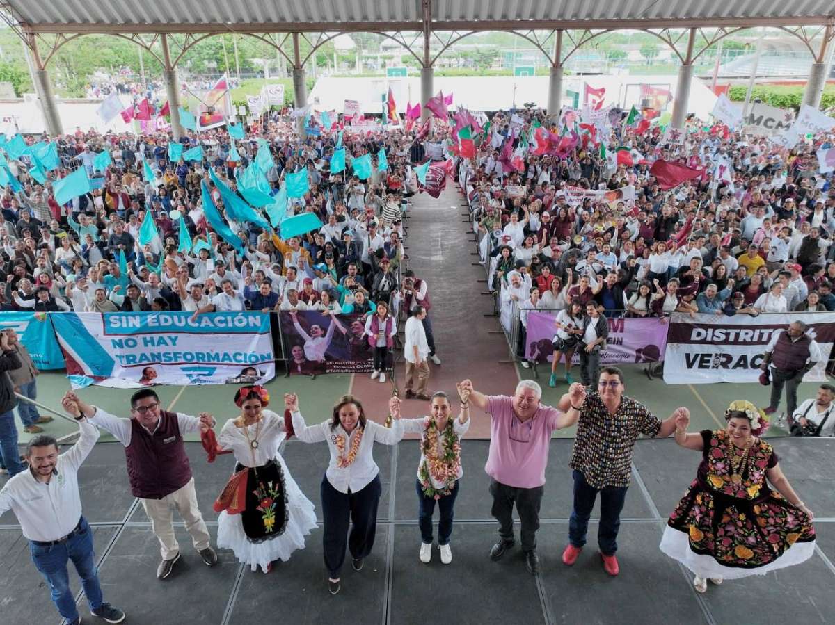 ‘’La educación es centro de la Transformación’’, destaca Claudia Sheinbaum desde Minatitlán, Veracruz