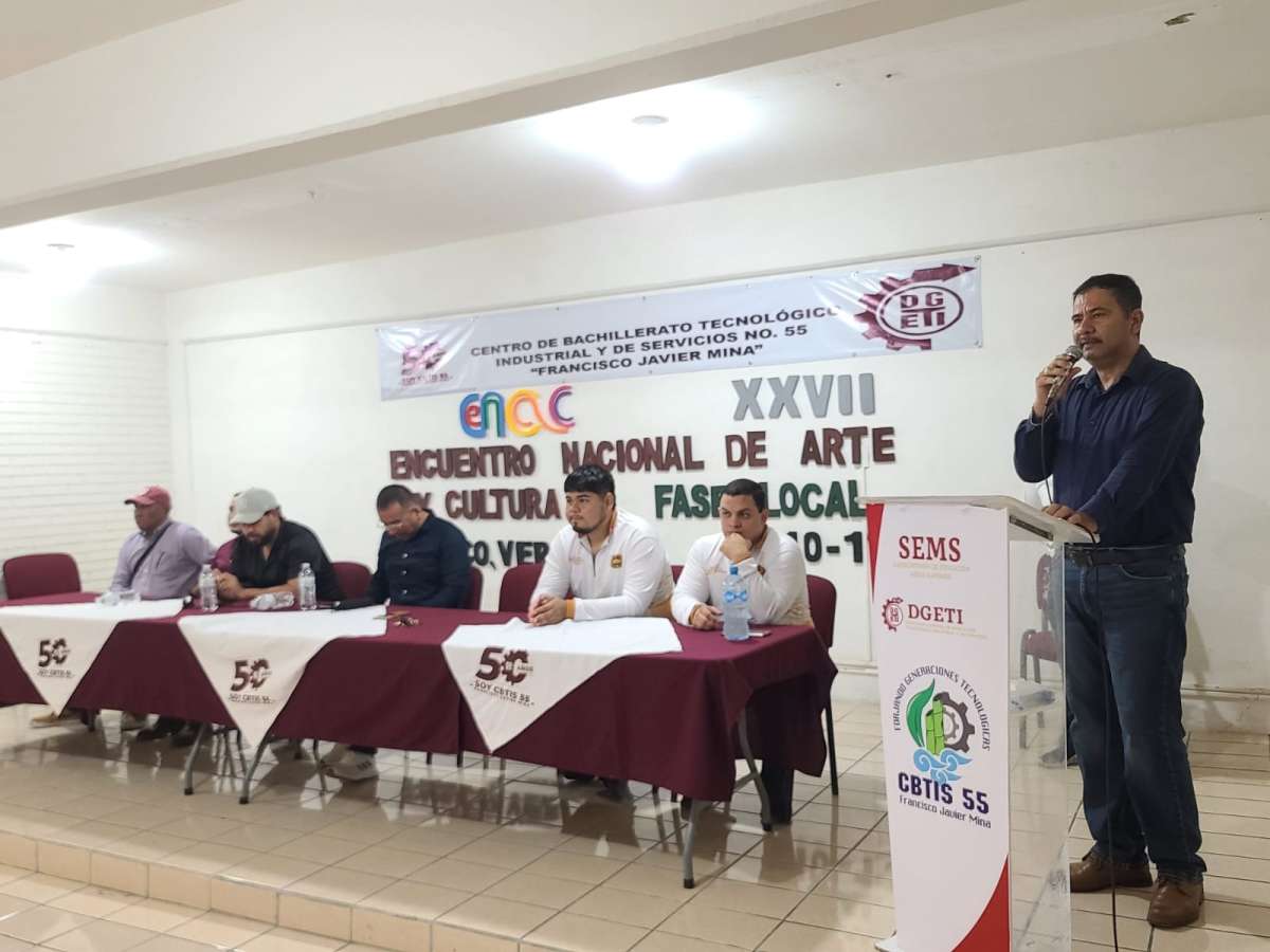 XXVll Encuentro Nacional de Arte y Cultura Fase Local en el CBTIS 55 de Pánuco   
