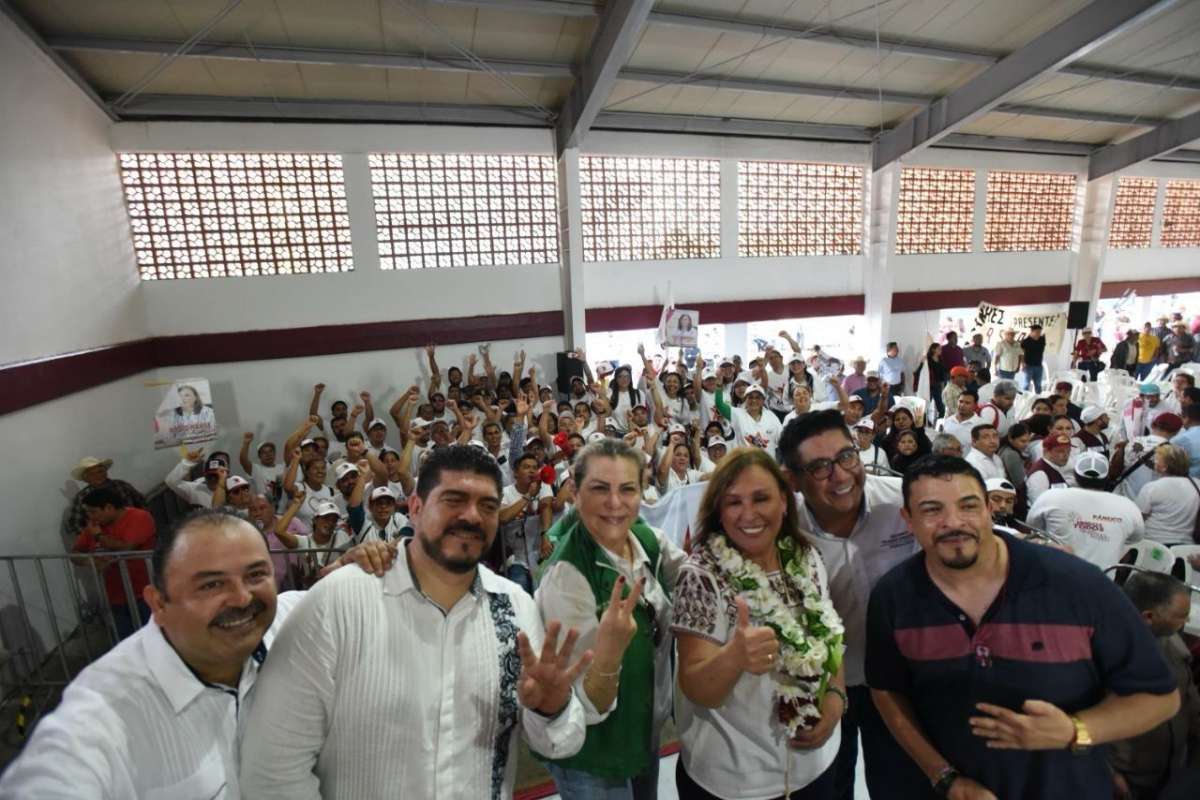 Zenyazen acompaña a Rocío Nahle en Asambleas Informativas en el norte de Veracruz