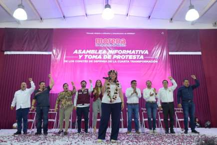 EN UNIDAD, TELLO, HUERTA Y ZENYAZEN CAMINAN CON ROCÍO NAHLE