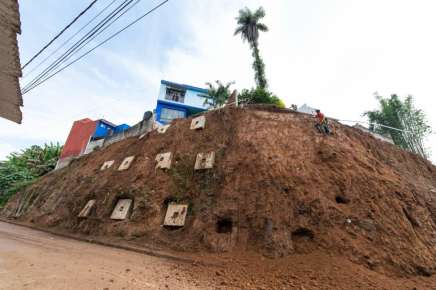 Invierte Ayuntamiento de Córdoba 7.4 mdp en muro de contención en la colonia Venustiano Carranza