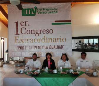 Construir espacios con la SEV para beneficio de los agremiados, compromiso de la Liga Magisterial Veracruzana    