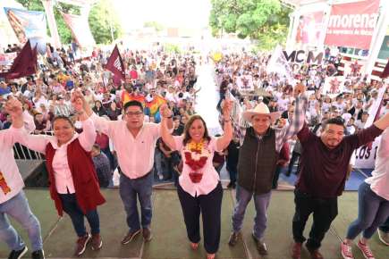 CANDIDATURAS NO SERÁN MOTIVO DE FRACTURA EN MORENA: ROCÍO NAHLE 
