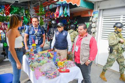 Realizan Semar y Ayuntamiento operativo contra pirotecnia