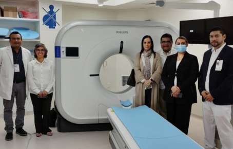 Beneficencia Pública federal dona equipo de tomografía al HAEV;    es de los dispositivos más avanzados con 128 líneas de detectores 