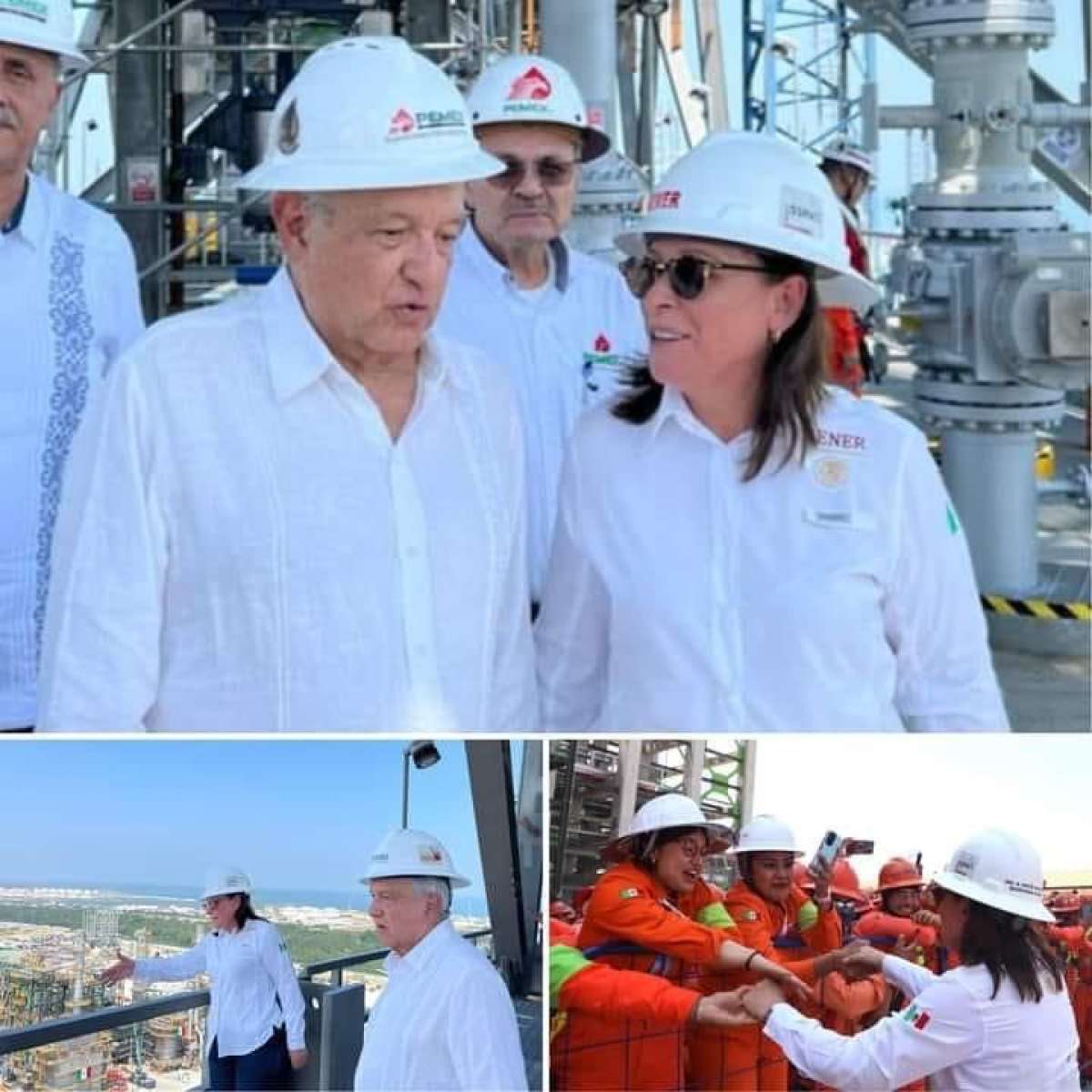 CELEBRA ROCÍO NAHLE RECUPERACIÓN DE PLANTA DE HIDRÓGENO EN HIDALGO