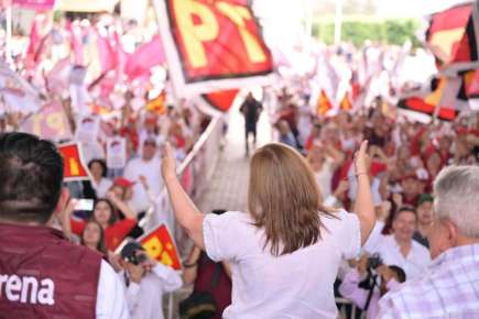 VERACRUZANOS RATIFICAN PREFERENCIA POR MORENA PARA 2024: ROCÍO NAHLE