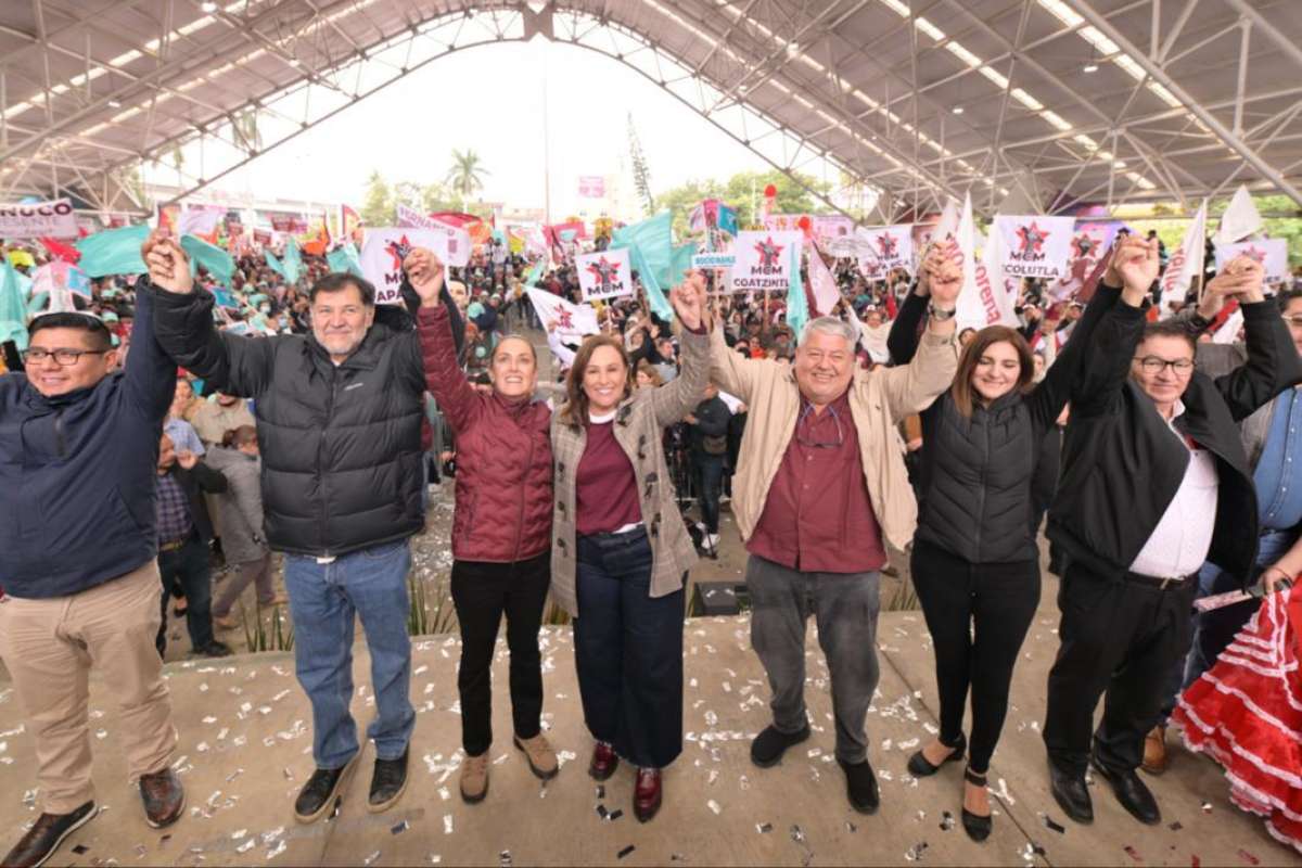 ARRASA CLAUDIA SHEINBAUM EN CIERRE DE PRECAMPAÑA EN VERACRUZ, LA JOYA DE LA CORONA