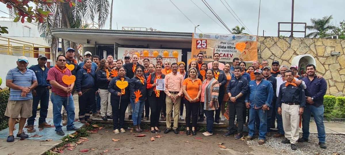 En el día Naranja el IMM se Reunió con Personal de la CAEV Pánuco