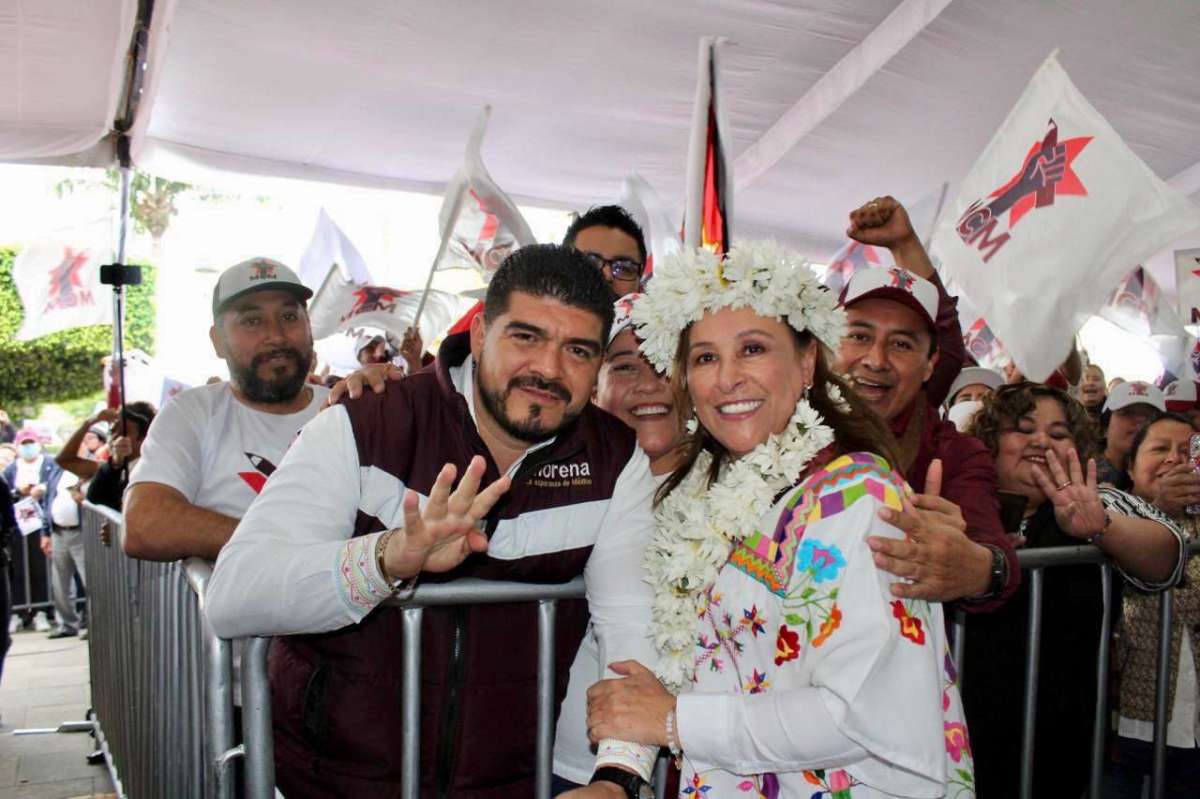 Zenyazen y MCM recibieron en Amatlán de los Reyes a Rocío Nahle