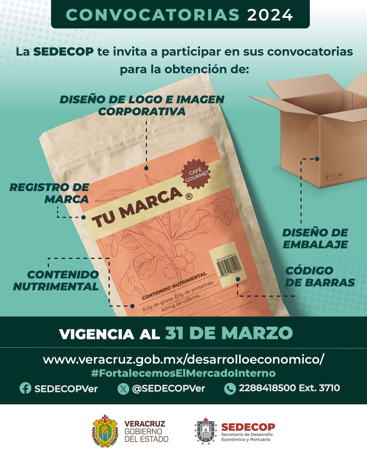 Convocatorias de impulso a producción y comercialización, hasta el 31 de marzo   