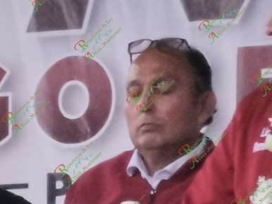 Le hacen el feo a Ventura Demuner Torres en evento de Nahle en Chocamán.   